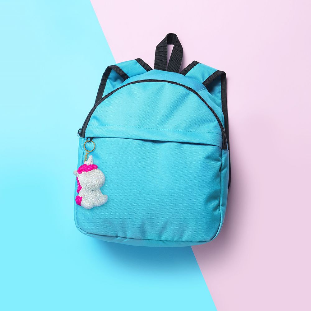 Кристальная (алмазная) мозаика Фрея ALVF-007, брелок, Голубая единорожка, 5х8 см