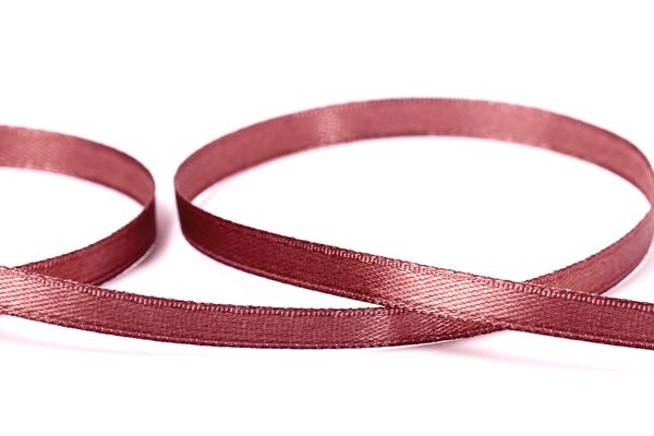 Лента атласная 1-сторонняя 6.0 мм / 33±2 метра, 099 коричневый, Gamma