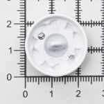 Пуговицы на ножке 36L=23 мм, металл, GD.White (золото-белый), 10 шт, MP13