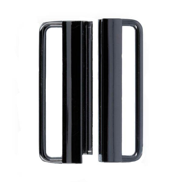 Застежка декоративная металл 45х27 мм, 10 шт, 06 черн.никель, Micron GH 1074