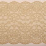 Кружево бельевое эластичное 185 мм / 3 метра, TBY.00755, цв.126 бежевый