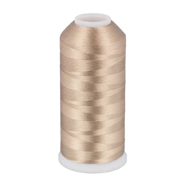 Нитки вышивальные Gamma V120/2, 5000 ярдов, 4570 м, 3390 св.бежевый