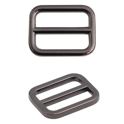 Рамка регулировочная металл литая 15 мм /19х15 мм, ⌀2 мм/, чер.никель, 4 шт