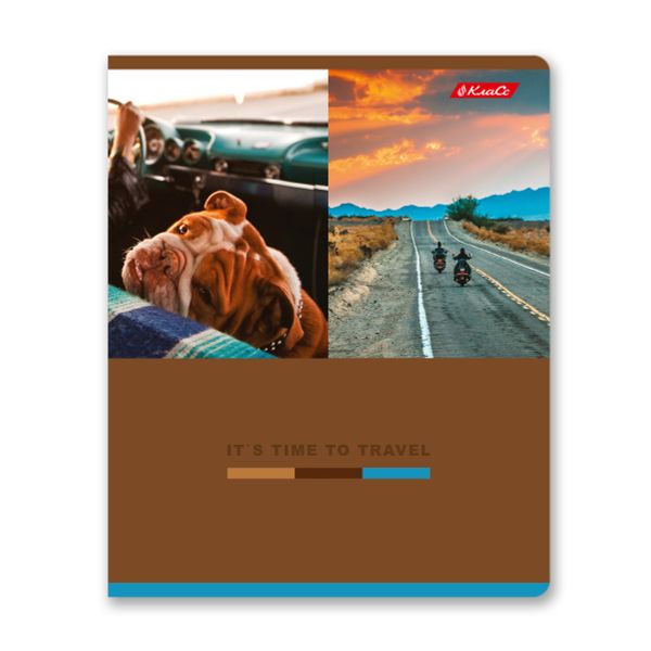 Тетрадь ученическая общая, A5+ 80 л. на скобе 65 г/м², белизна 100%, 5 шт, клетка в термоусадочной пленке, 000488 Собаки рулят, Светоч 80ТСК5_0_2_1