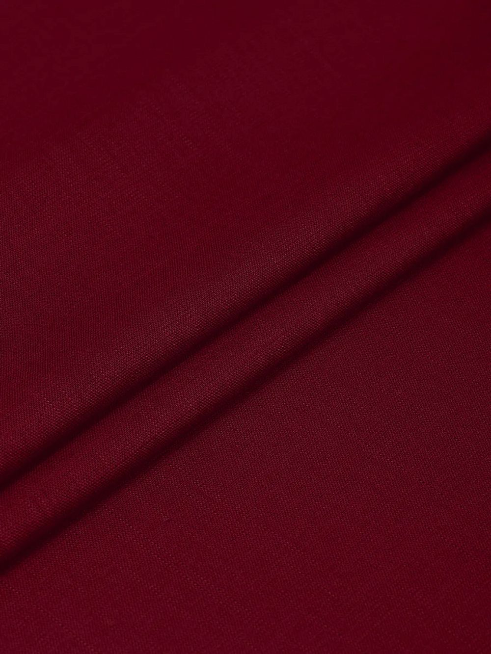 Льняная ткань 190 г/м², 140 см / 2 метра, TBY.Li.1002.40, 40 бордо