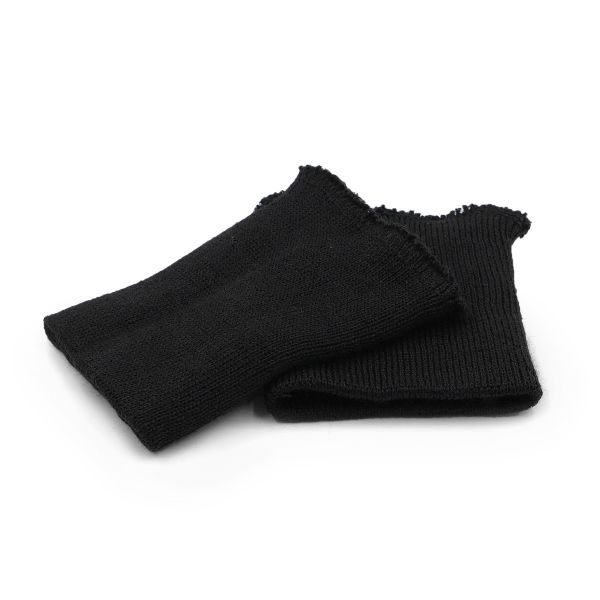 Манжеты трикотажные 7.0х9.0 см, 5 пар, тонкие 14кл. 1х1, 004 черный