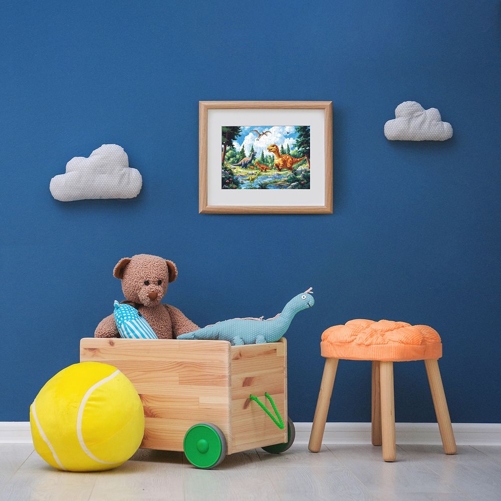 Пазл 80 элементов, PZL-80/02 Долина динозавров, Фрея