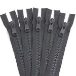 Молния трактор Arta Т8 (8 мм) 2 зам., разъем., 75 см, цв. 123 графит, уп.5 шт