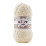 Пряжа Alize (Ализе) Bella 100 / уп.5 мот. по 100 г, 360м, 1 молочный