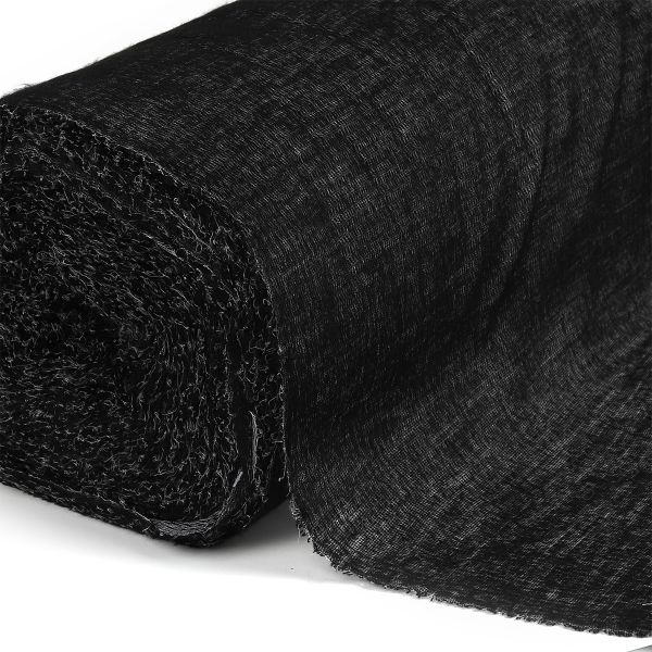 Дублерин трикотажный 65 г/м², черный, шир.150см, 100м