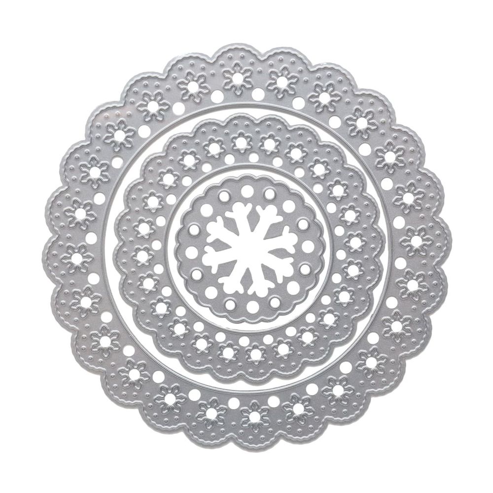 Форма для вырубки, Снежинка, 105х105мм, 861-006-015