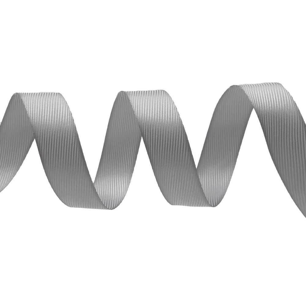 Лента декоративная ёлочка 25.0 мм / 20±1 метров, 43 св.серый