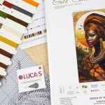 Набор для вышивания нитками Luca-S G720, гобелен Королева залитого солнцем континента, 18х30см