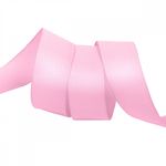 Лента репсовая (в рубчик) 25.0 мм, цв. F133 розовый For Hobby, уп. 22.86м (±1м)