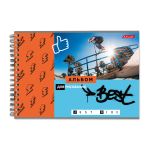 Альбом для рисования, 100 г/м², A4 29х20.5 см, на гребне 40 л., 6 шт, 40АЛГР4_000237 Будь лучшим, Светоч