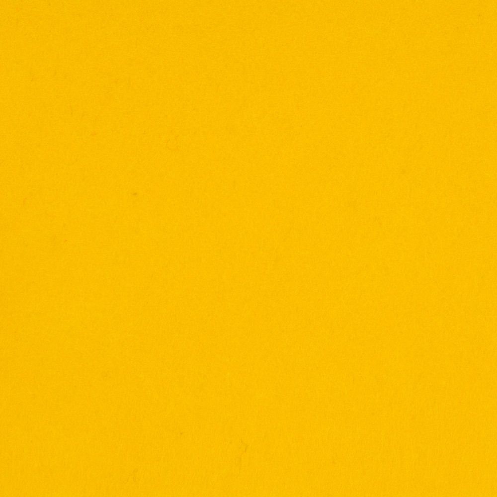 Фетр рулонный жесткий 1.0 мм, 150 см, рул. 10 метров, (FKH10), CH643 желтый, Blitz