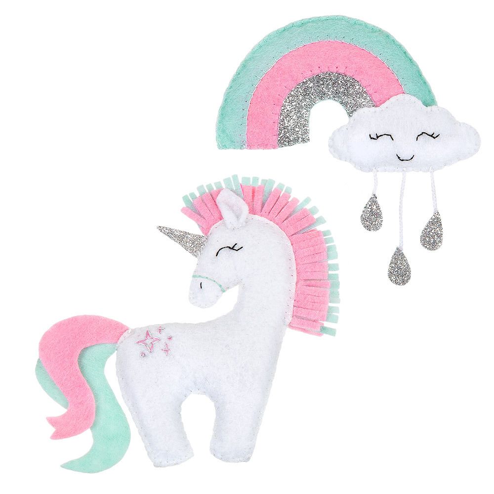 Набор для шитья игрушки Волшебный единорог 11 см, Miadolla TF-0310