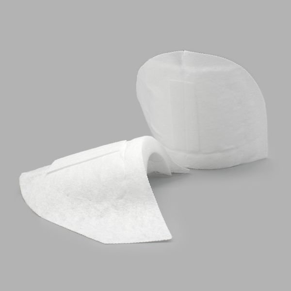 Плечевые накладки (подплечники) втачные сшивные 140х250х19 мм, белый, С-5/80 (5/50), 50 пар