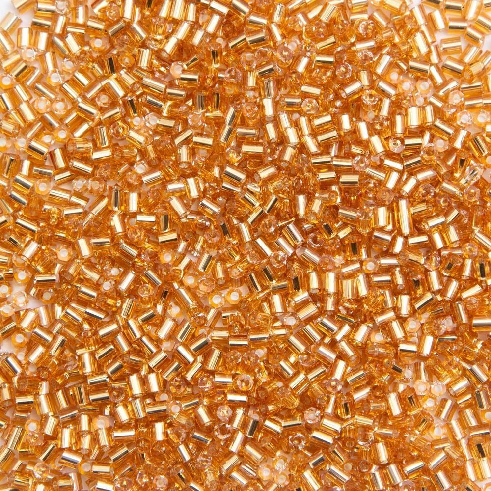 Рубка Astra&Craft 11/0 (2.1 мм), 150 г (10х15 г), цв. 22B золотой/прозр.серебрист.центр(круг.отв.)