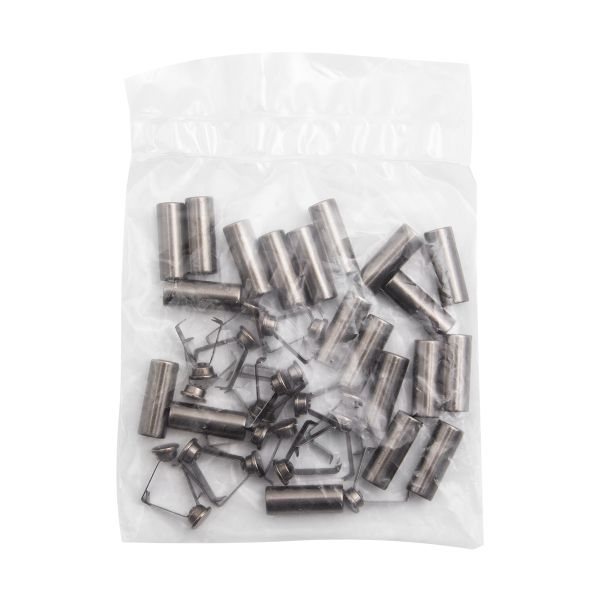 Наконечник для шнура металл 20,7х7 мм, металл, чер.никель, 6660-0073, 20 шт