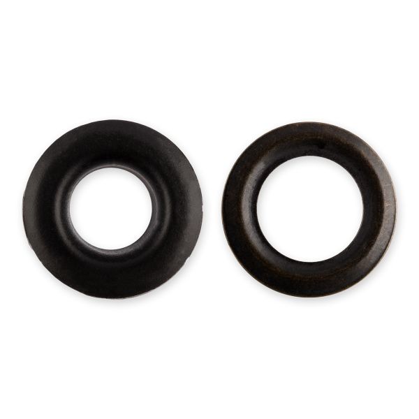 Люверсы металл ⌀_8.0 мм (внутр.), 1000±20 шт, чёрный, покрытие soft-touch, Gamma №05