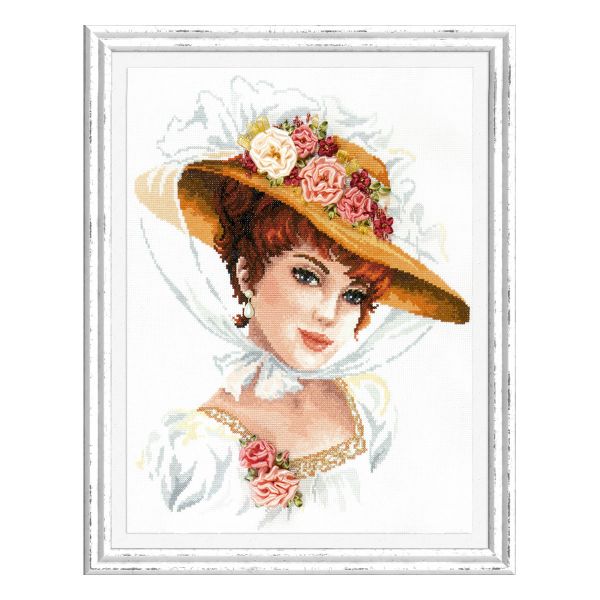 Набор для вышивания нитками Чудесная игла, Тень твоей улыбки, 31х38 см