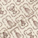 Ткань для пэчворка Peppy Век моды, отрез 50х55 см, 146 г/м², ВМ-18 бежевый, Peppy