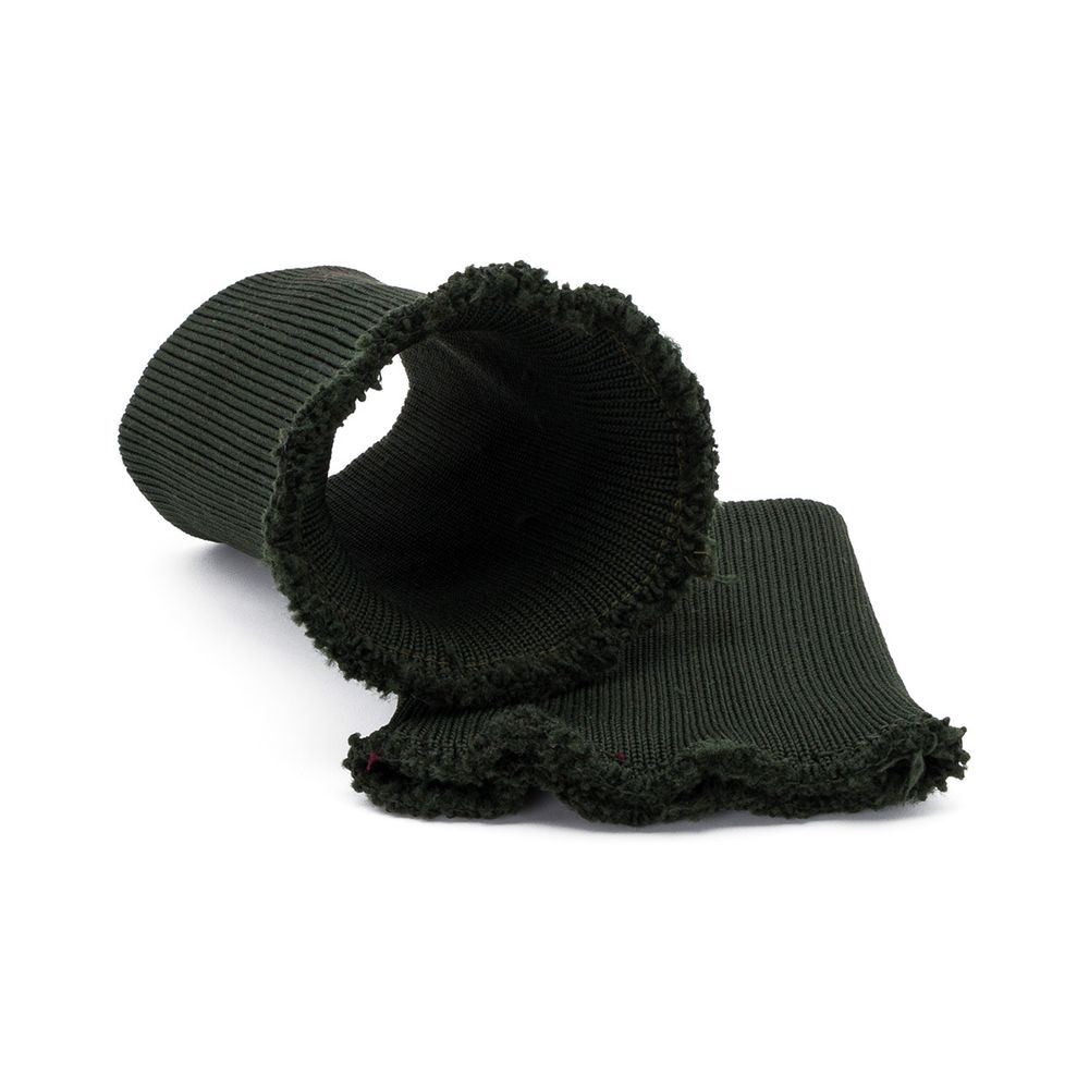 Манжеты трикотажные 9.0х9.5 см, 1 пара, средней плотности 14 кл, 1х1, 8114 т.хаки