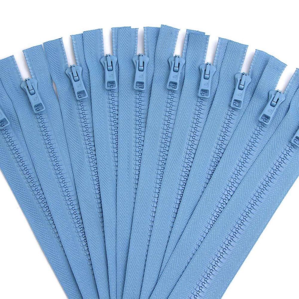 Молния трактор Arta Т6 (6 мм) 1 зам., н/раз., 18 см, цв. 039 голубой, уп.10 шт