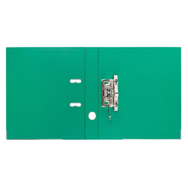 Регистратор PVC, 2-х стороннее покрытие, мет.уг. 50 мм, 50 шт, Premier A4 арочный механ. (разб.), зеленый ЕС100161003, Expert Complete