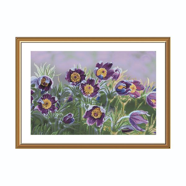 Набор для вышивания нитками Нова Слобода, Сон-трава 43х28 см