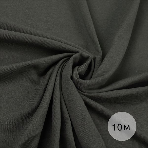 Кулирка хлопок ОЕ 145 г/м², 100+100 см / 10 метров, КУЛ.145.19-3905.10, графит
