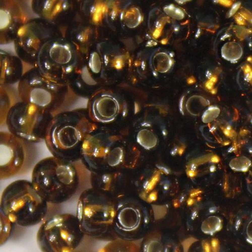 Бисер Preciosa прозрачный с сереб. центр. 10/0 (2.3 мм), 1х50г, цв. 17110