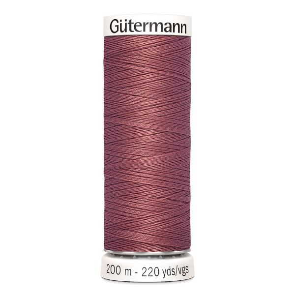 Нитки универсальные Gutermann Sew-all, 200м, 474 турецкий розовый, 5 катушек