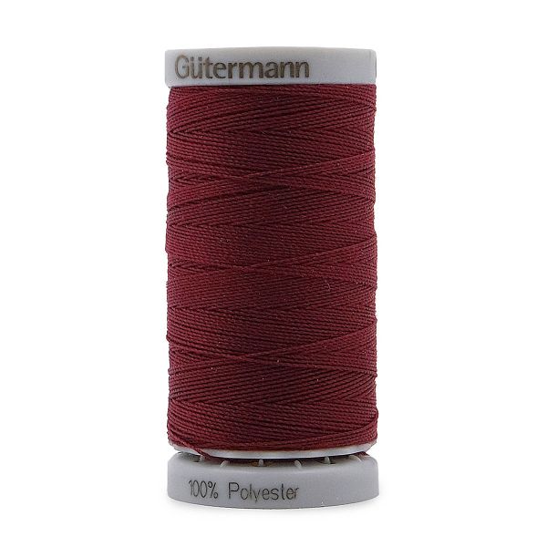 Нитки суперкрепкие Gutermann Extra Strong M782, 100м, 369 винный, 5 катушек