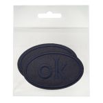 Термоаппликация овал OK 92х60мм (Blue2 (синий2)), 2 шт, LA560