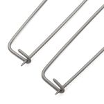 Булавки для незакрытых петель 125 мм, алюминий жемчужно-серый, 2 шт в упак, Prym