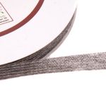 Лента клеевая нитепрошивная по долевой 45 г/м², 10 мм, точечный клей PA+PES, 100 метров, серый, L4YP44, Danelli, OEKO-TEX®