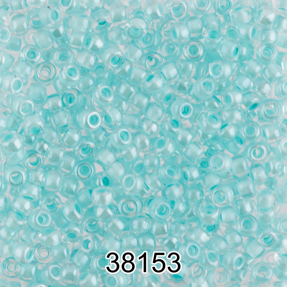 Бисер Preciosa круглый 10/0, 2.3 мм, 500 г, 38153 (Ф510) св.бирюзовый