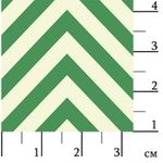 Ткань для пэчворка Peppy Бабушкин сундучок, рулон 112 см / 5 метров, БС-20 зигзаг я.зеленый, Peppy