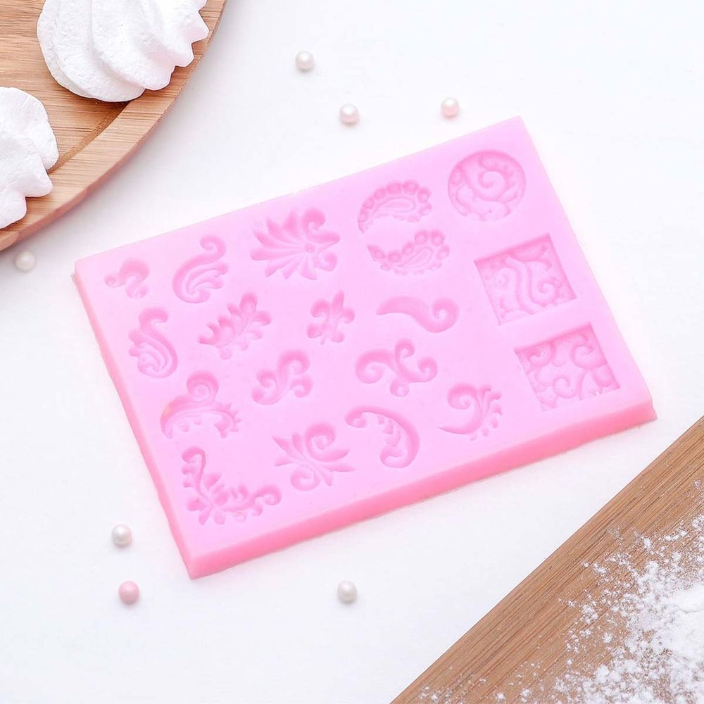 Молд 13х9,5 см, Микс узоров