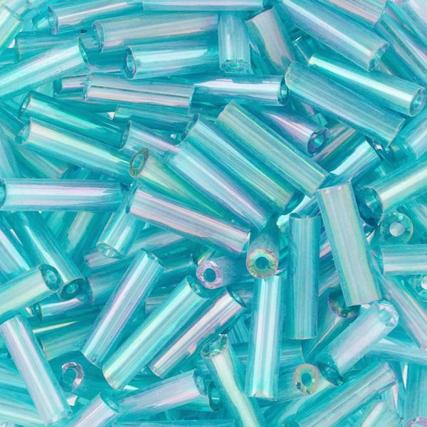 Бисер стеклярус Zlatka 100 г (10х10 г), №0163 голубой GG