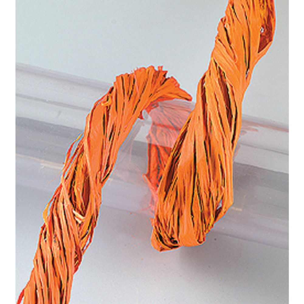Рафия натуральная, 50 г, цвет оранжевый, Efco