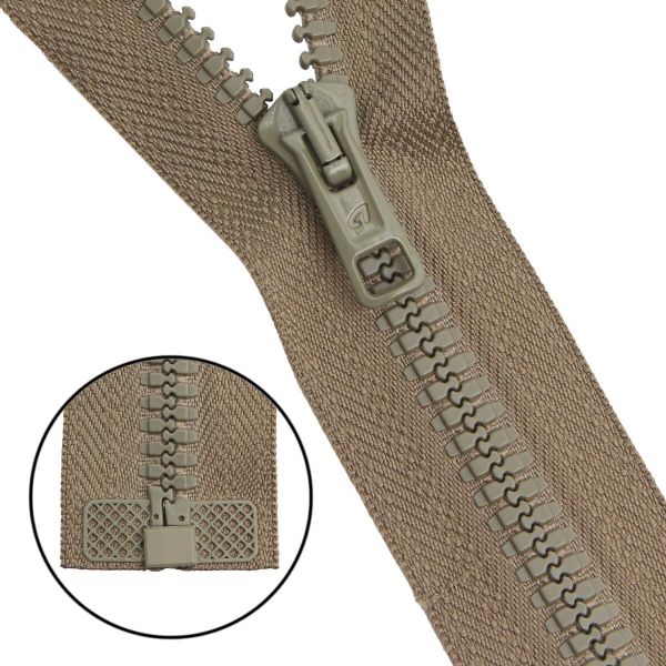 Молния трактор Arta Т6 (6 мм) 1 зам., разъем., 85 см, цв. 110 фисташковый, уп.5 шт