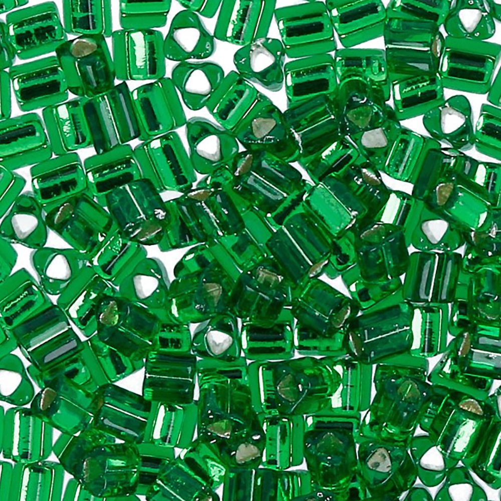 Бисер Toho 11/0 Triangle 3 (2.2 мм), 500 г, 0027B яр.зеленый