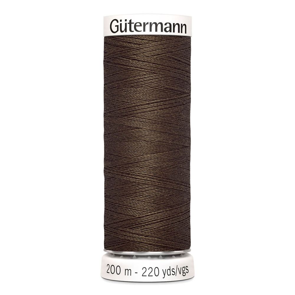 Нитки универсальные Gutermann Sew-all, 200м, 222 болотно-торфяной