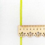 Шнур отделочный сороконожка ⌀5.0 мм / 30 метров, салатовый, С873