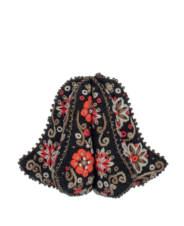 Набор для вышивания нитками Panna, Новогодняя игрушка. Изящный колокольчик, 8.5х10.5 см