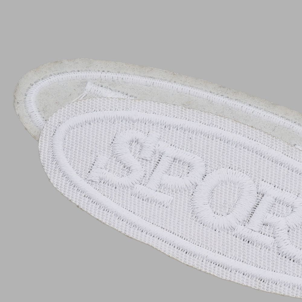 Термоаппликация овал SPORT 75х30мм (White (белый)), 2 шт, LA557