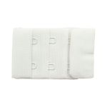 Застежки для бюстгальтера текстильные 3х2, 38 мм, белый, Pony